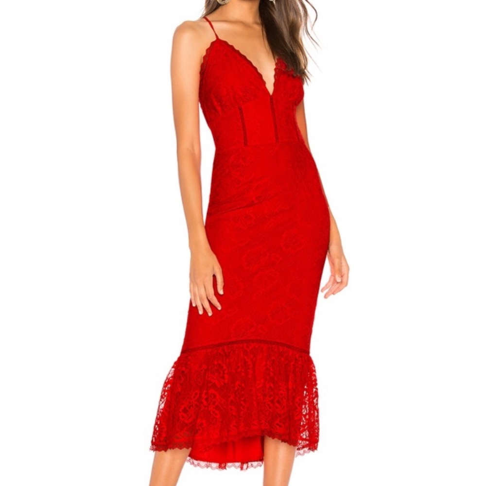 NEW Lovers + Friends- Evening Bloom Midi Dress, XS